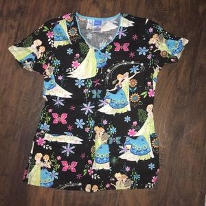 Disney Frozen scrub top